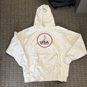 Champion Light Gray Hoodie
